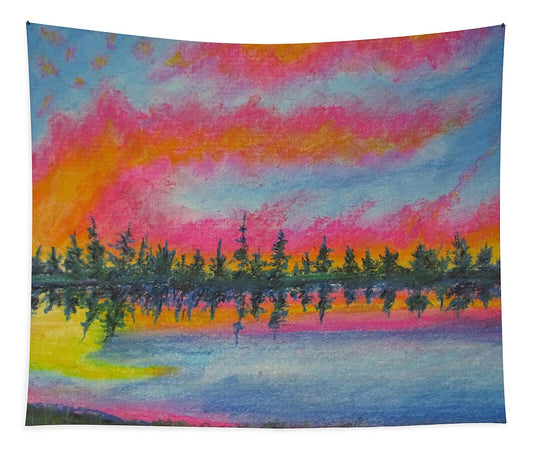 Candycane Sunset - Tapestry