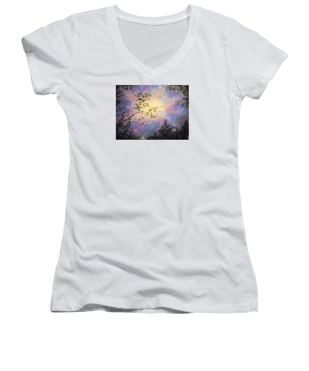 Celestial Escape - Women's V-Neck - Twinktrin