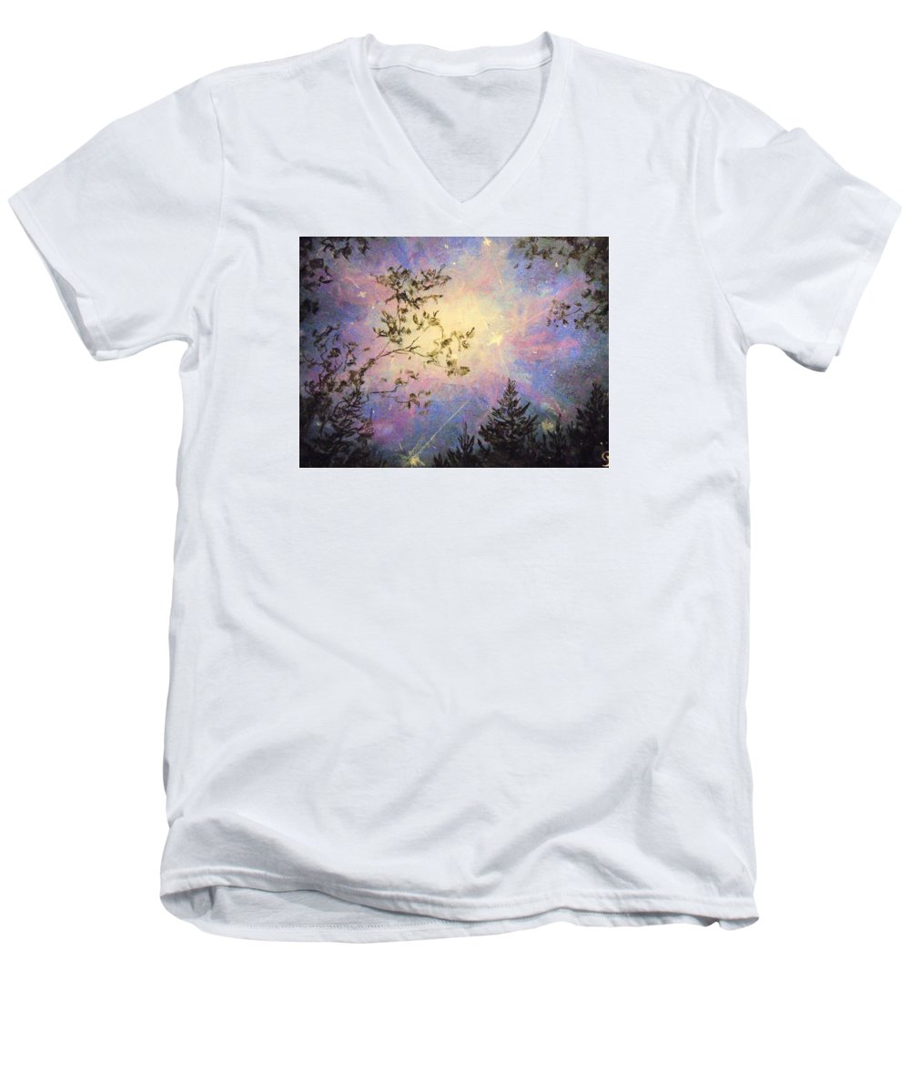 Celestial Escape - Men's V-Neck T-Shirt - Twinktrin