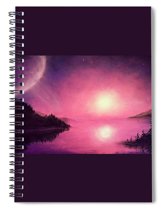 Celestial Sun - Spiral Notebook