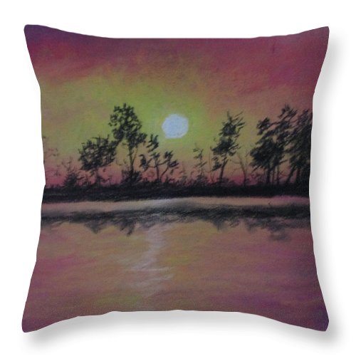 Cherry Pitted Sky - Throw Pillow