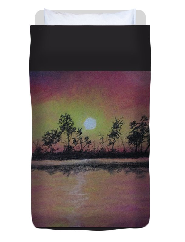 Cherry Pitted Sky - Duvet Cover