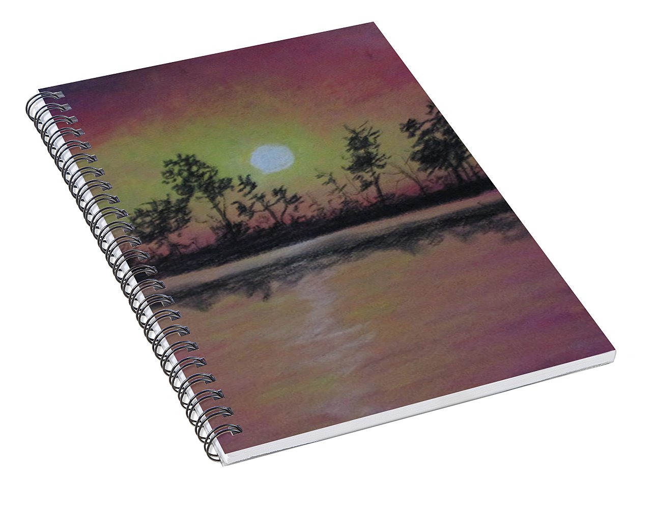 Cherry Pitted Sky - Spiral Notebook