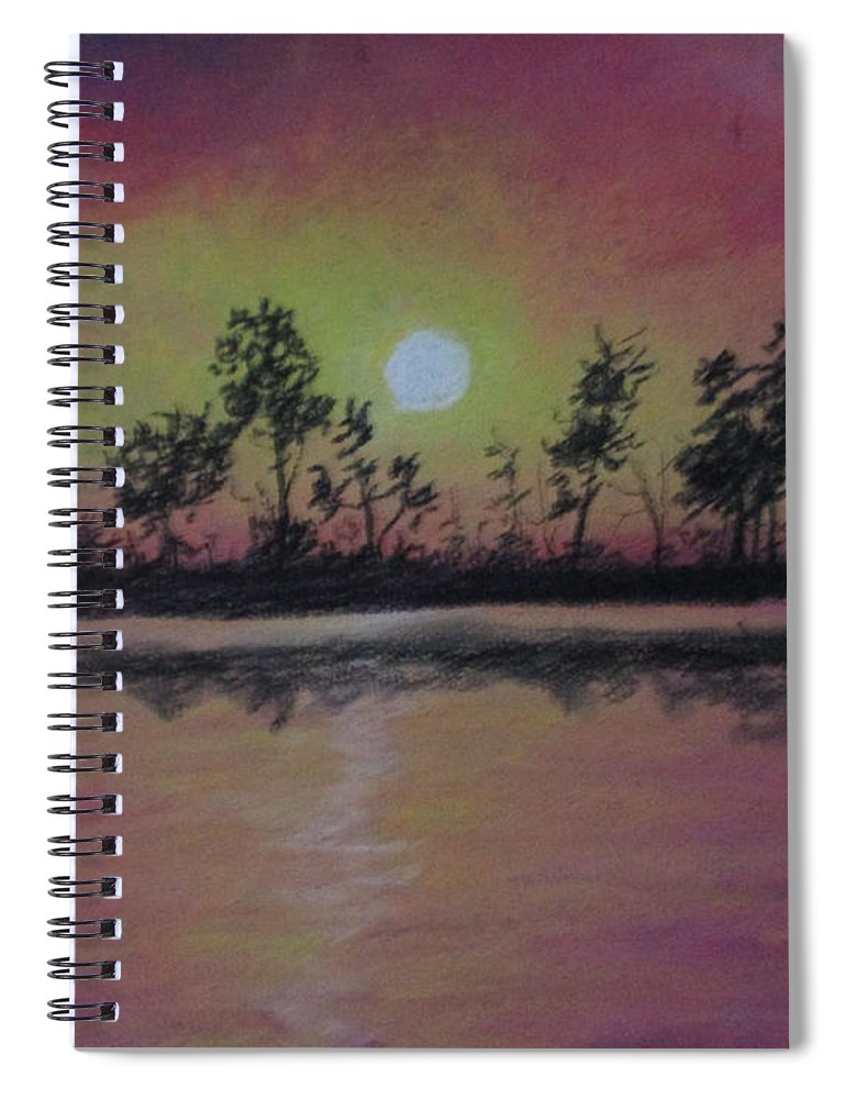 Cherry Pitted Sky - Spiral Notebook