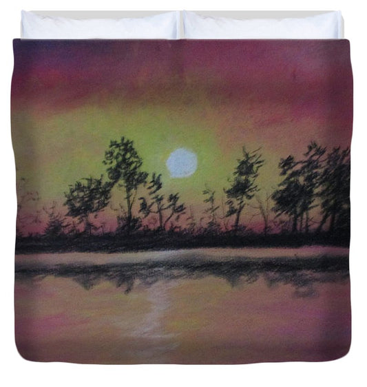 Cherry Pitted Sky - Duvet Cover