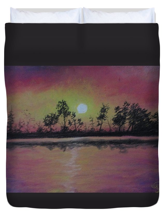 Cherry Pitted Sky - Duvet Cover