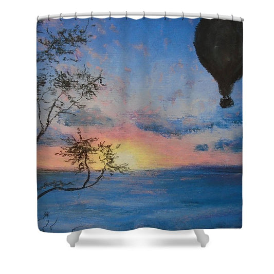 Chromatic Flight - Shower Curtain