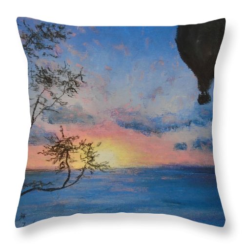 Chromatic Flight - Throw Pillow