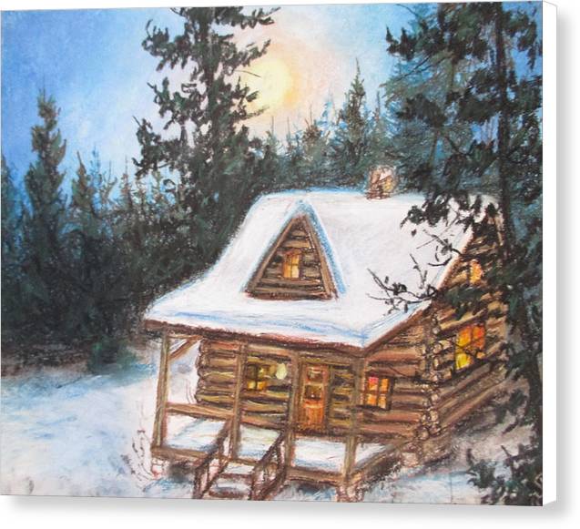 Cozy Cabin - Canvas Print