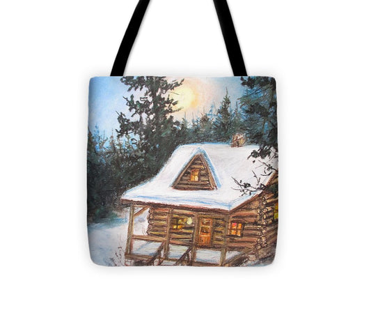 Cozy Cabin - Tote Bag