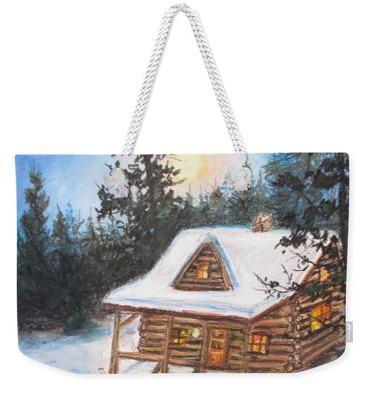 Cozy Cabin - Weekender Tote Bag