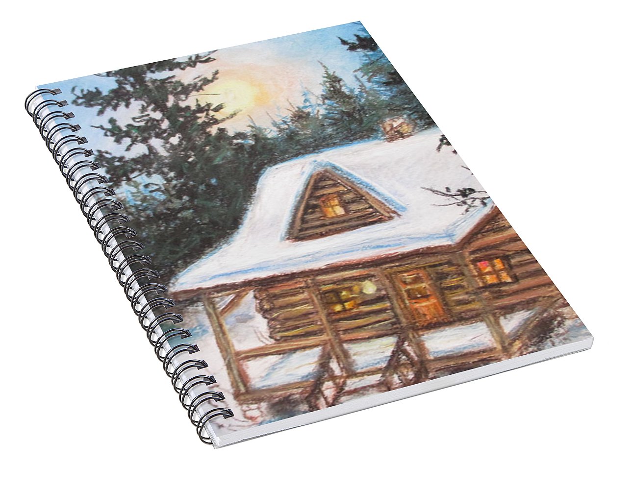 Cozy Cabin - Spiral Notebook