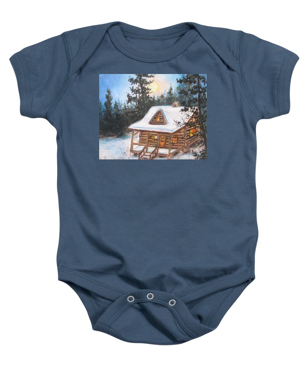 Cozy Cabin - Baby Onesie