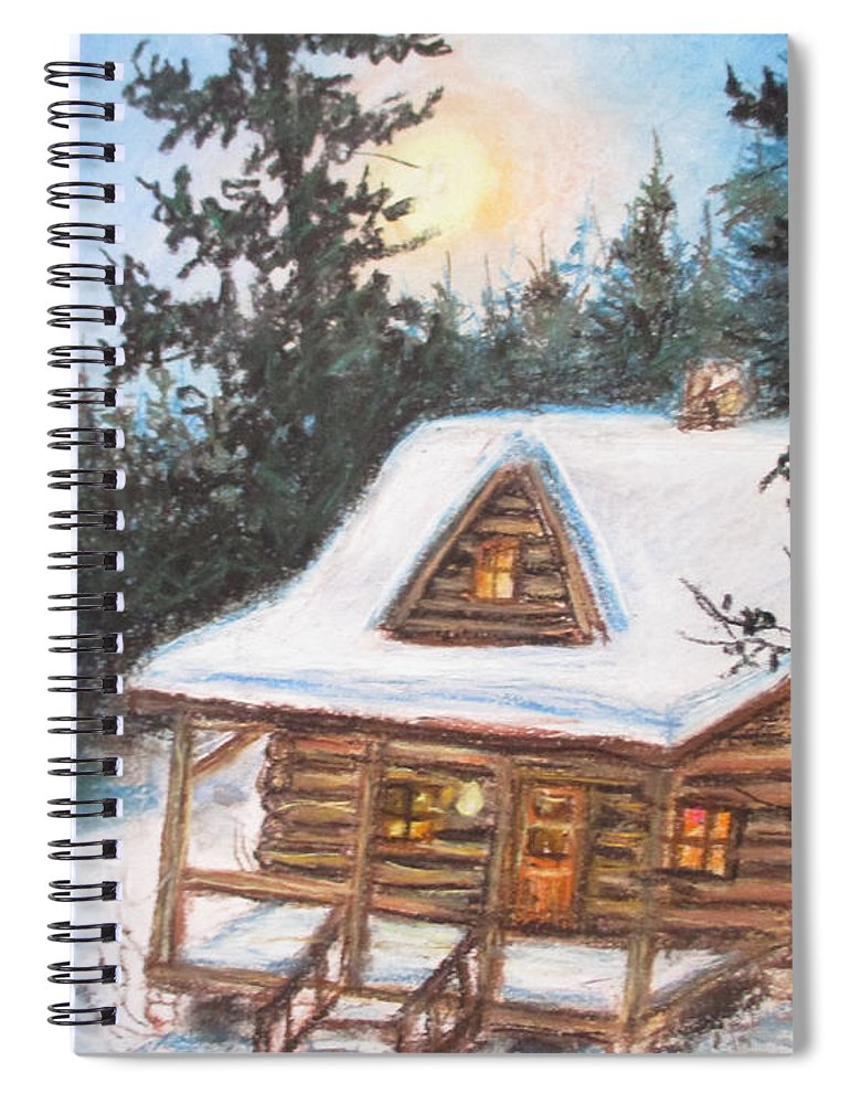 Cozy Cabin - Spiral Notebook