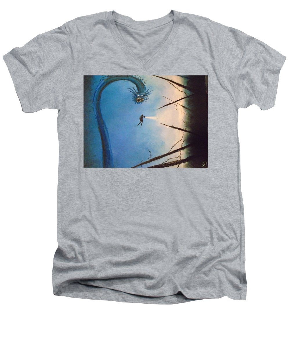 Deep Nights - Men's V-Neck T-Shirt