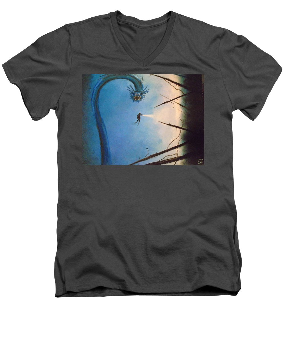 Deep Nights - Men's V-Neck T-Shirt