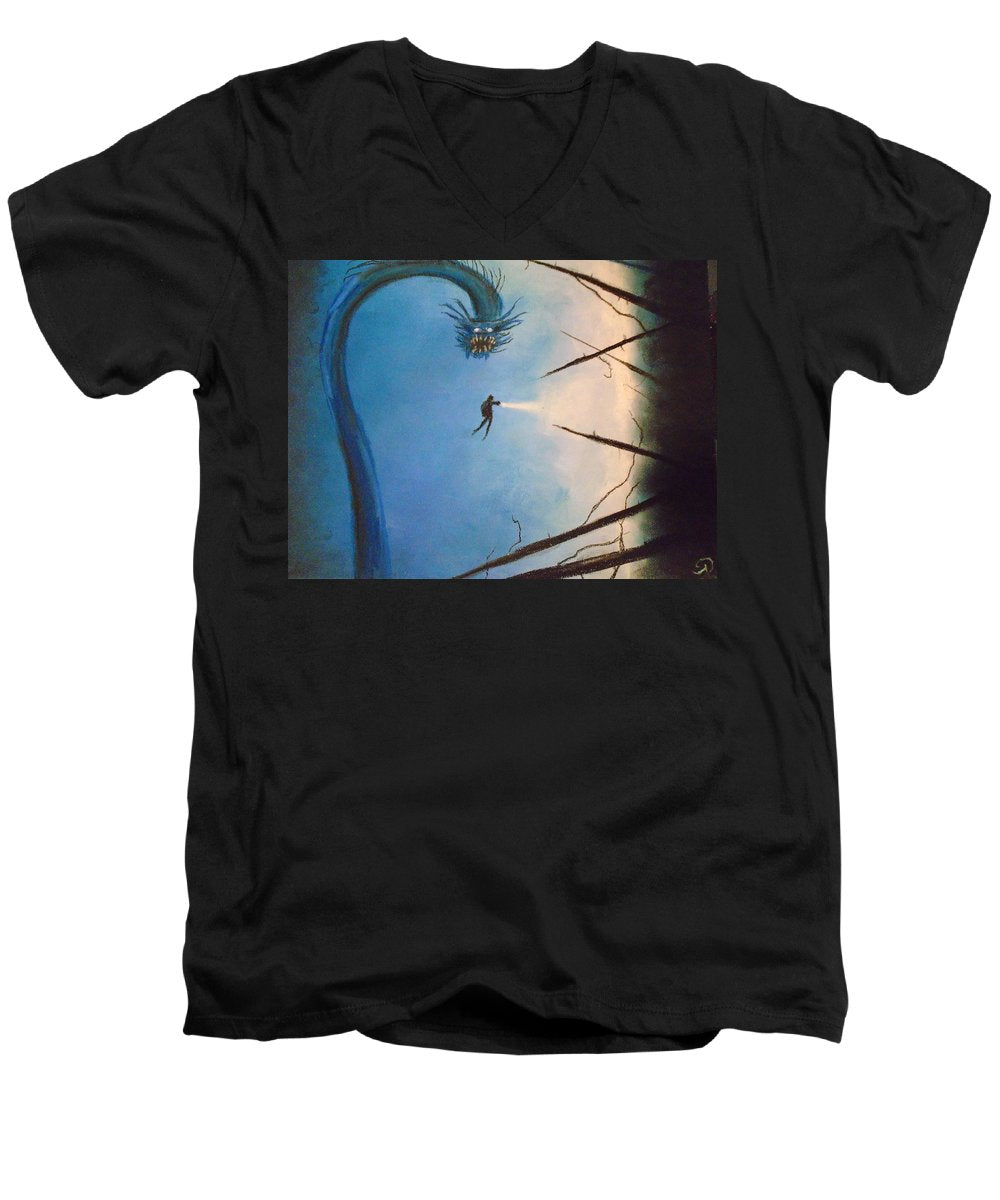 Deep Nights - Men's V-Neck T-Shirt