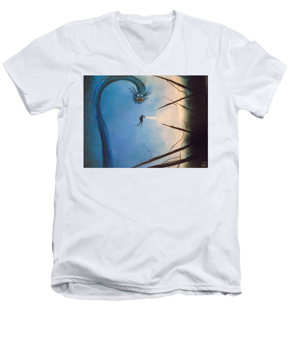 Deep Nights - Men's V-Neck T-Shirt