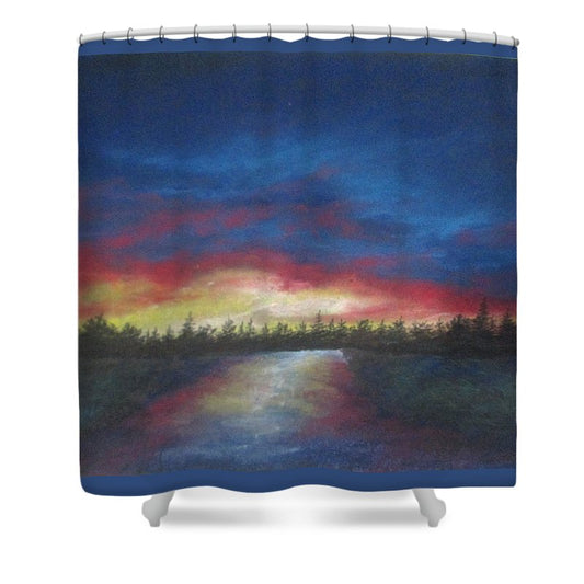 Depicting Hues - Shower Curtain