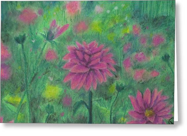 Poet and her Soul Speaking Paintings ~ prints, originals and more  In the fields wild flowers grow A playful colour flow Hiding peeking spreading light Across the lands and out of sight  Original Artwork and Poetry of Artist Jen Shearer  This is a original painting printed on product.