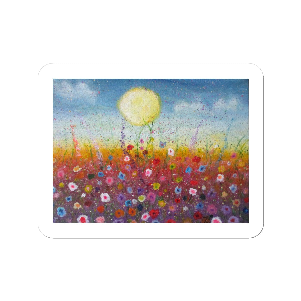 Petalled Skies ~ Sticker