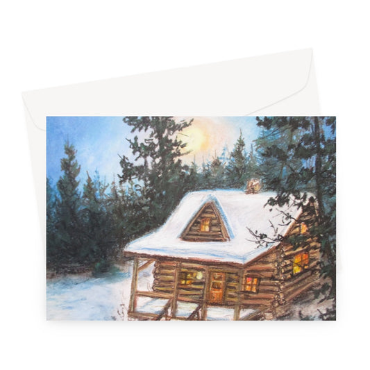 Cozy Cabin ~ Greeting Card