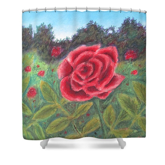 Field of Roses - Shower Curtain