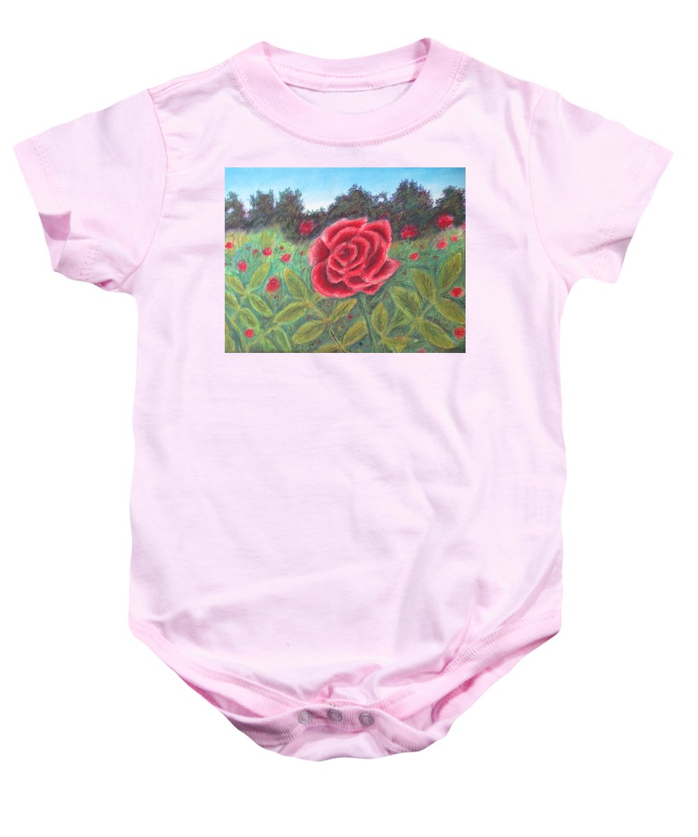 Field of Roses - Baby Onesie