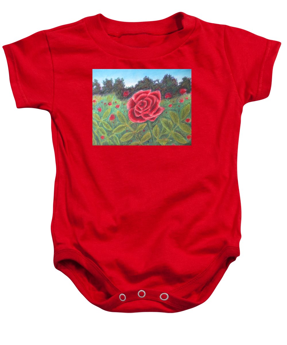 Field of Roses - Baby Onesie