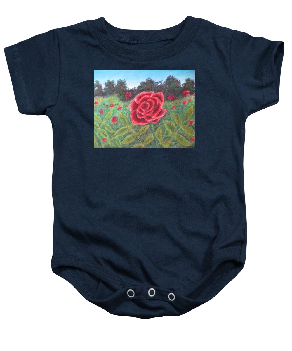 Field of Roses - Baby Onesie