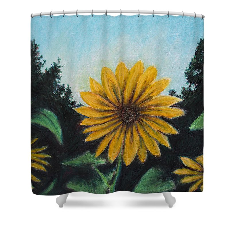 Flower of Sun - Shower Curtain