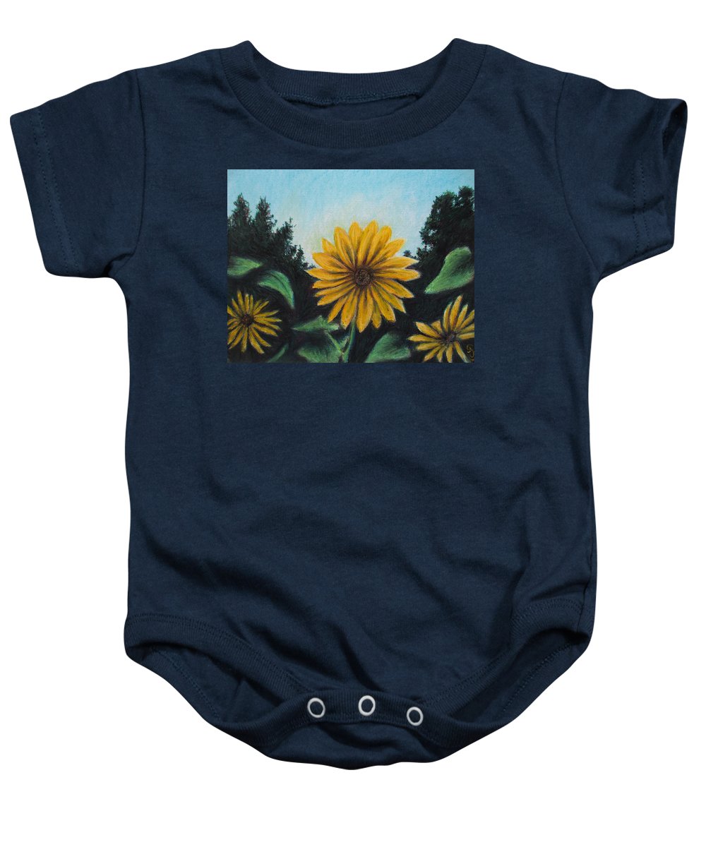 Flower of Sun - Baby Onesie