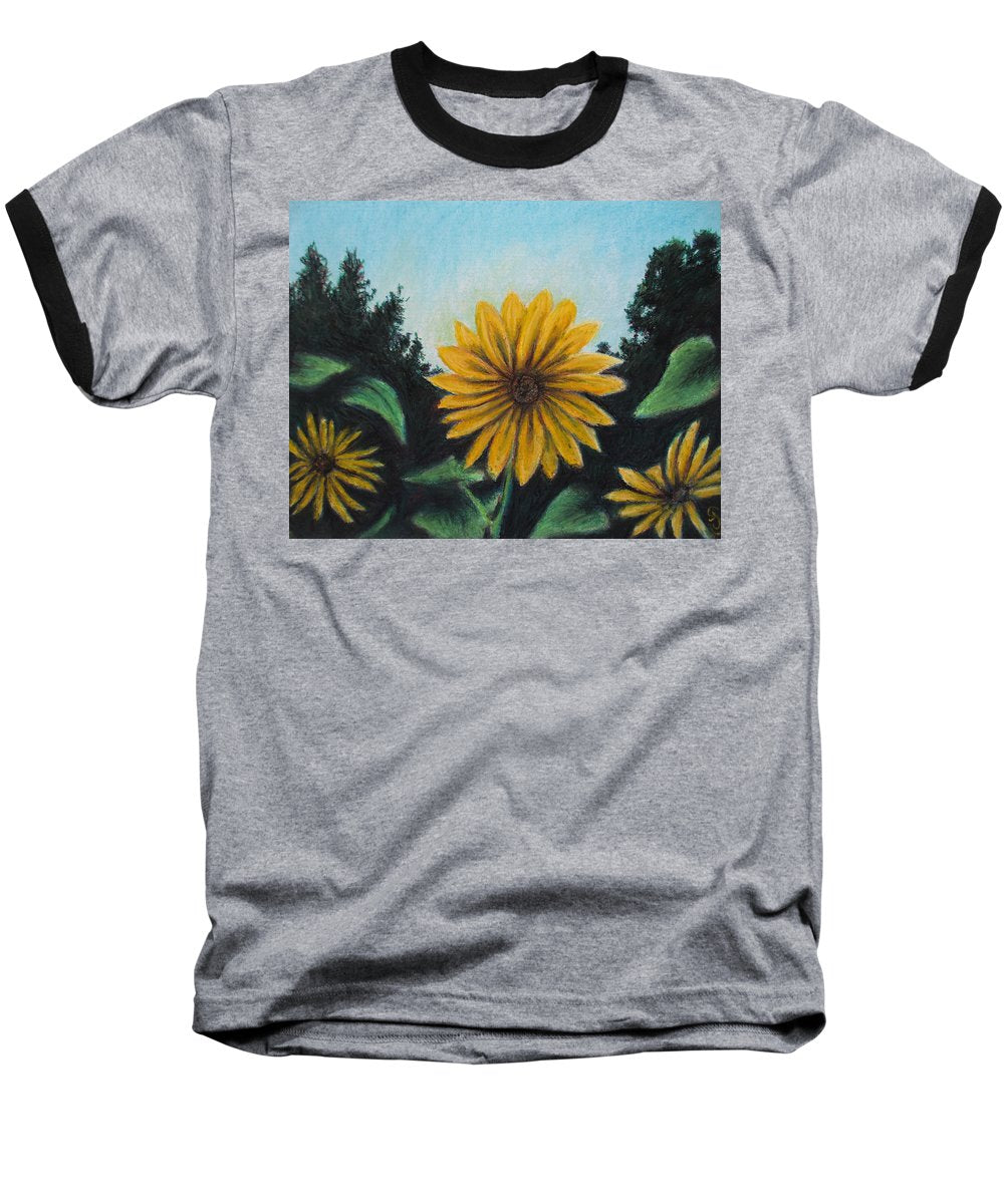 Flower of Sun - Baseball T-Shirt