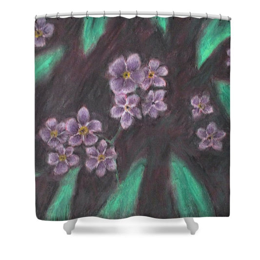 Forget Me Not - Shower Curtain