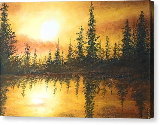 Golden Mist - Canvas Print