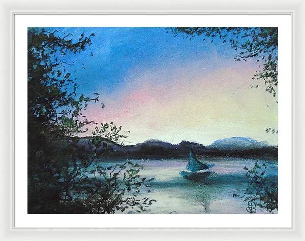 Happy Boat - Framed Print