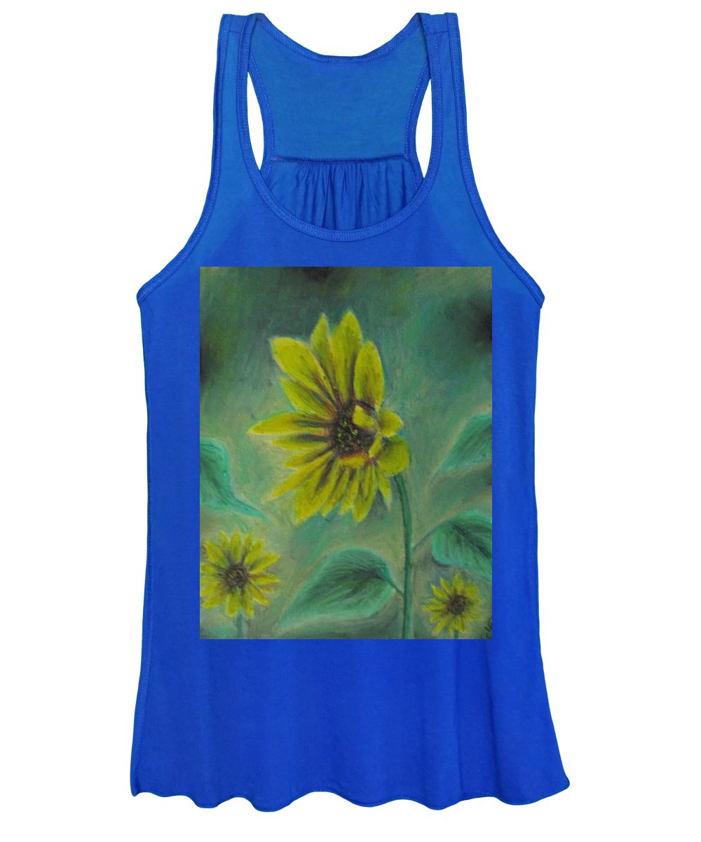 Hazing Sunflowers - Women's Tank Top