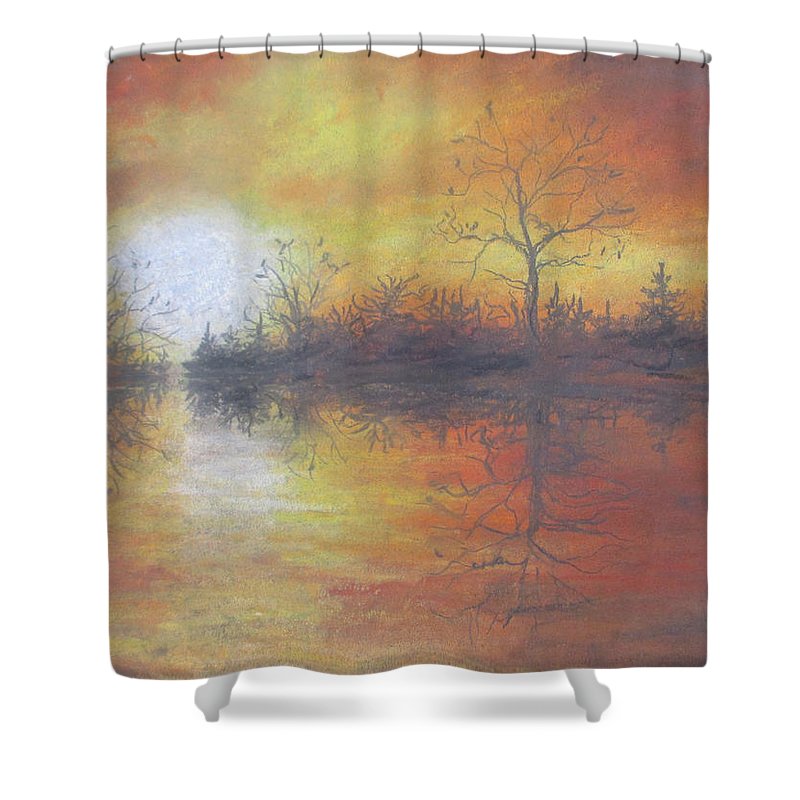 Heart of Ember - Shower Curtain