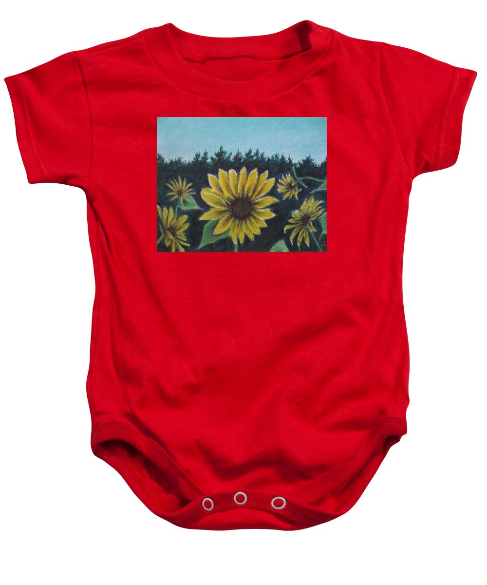 Hours of Flowers - Baby Onesie