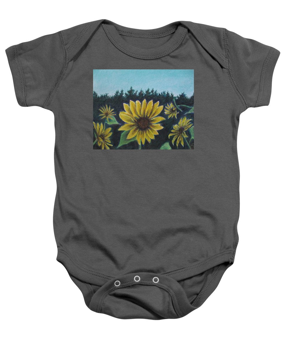 Hours of Flowers - Baby Onesie