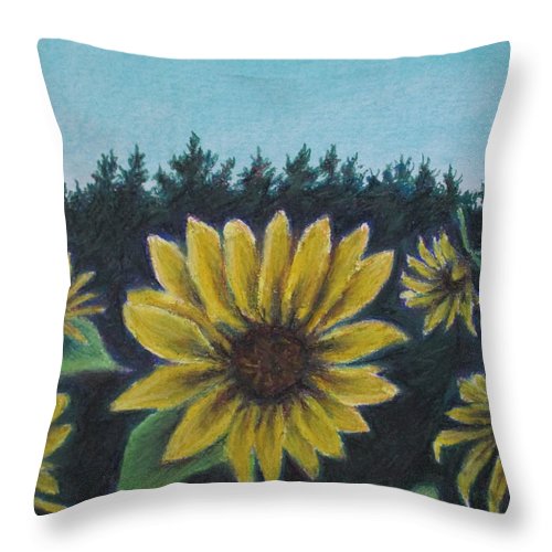 Hours of Flowers - Throw Pillow