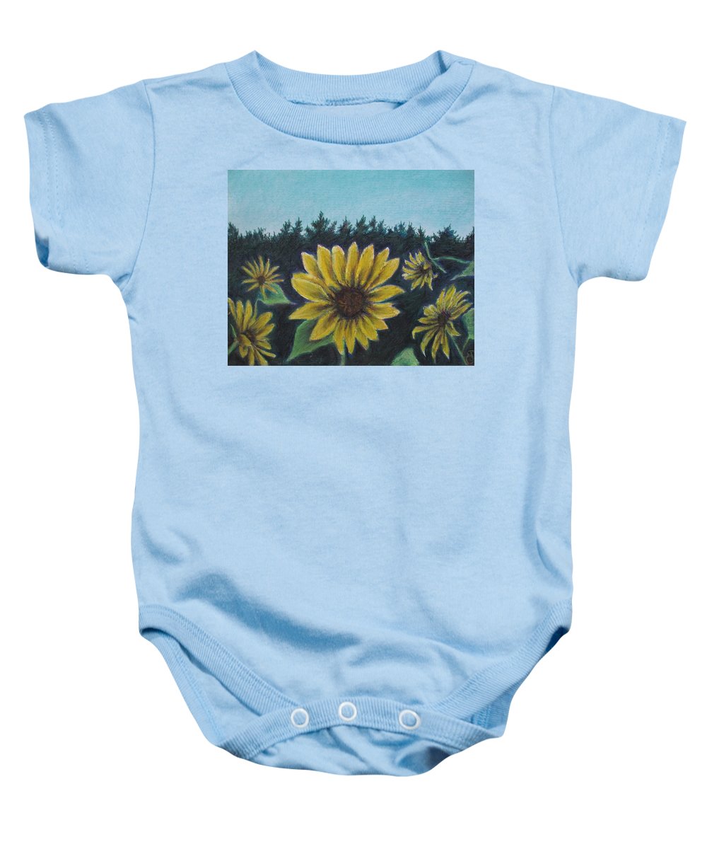 Hours of Flowers - Baby Onesie