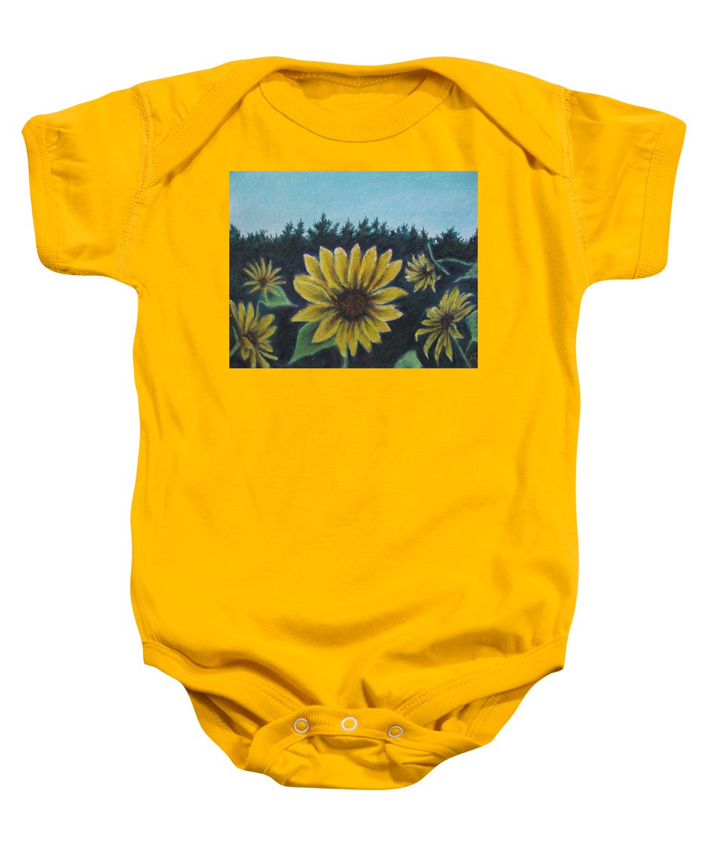 Hours of Flowers - Baby Onesie