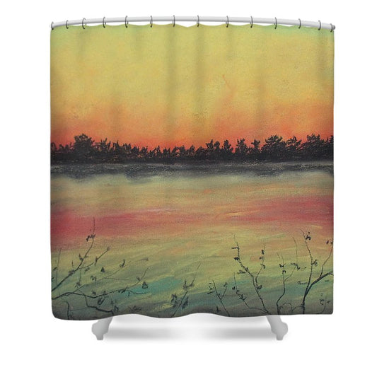 Lands of Greens - Shower Curtain