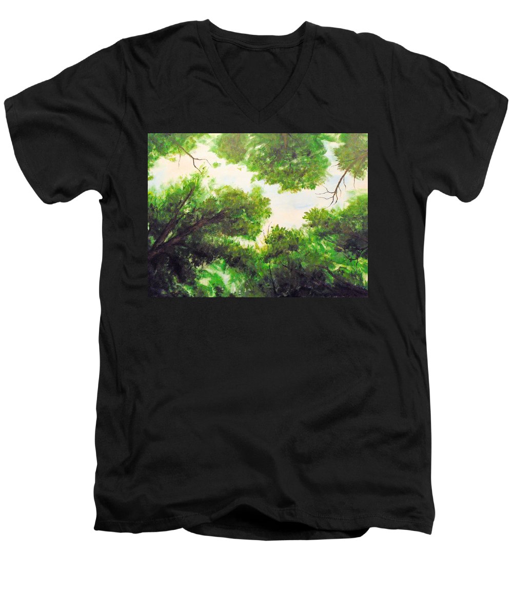 Leaf Lite - Men's V-Neck T-Shirt