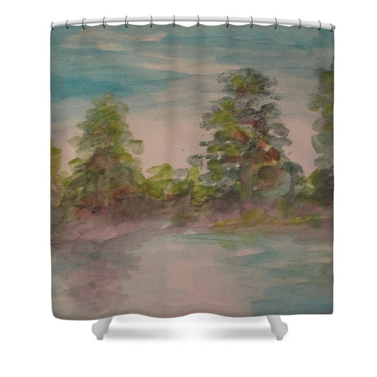 Leafing Spring - Shower Curtain