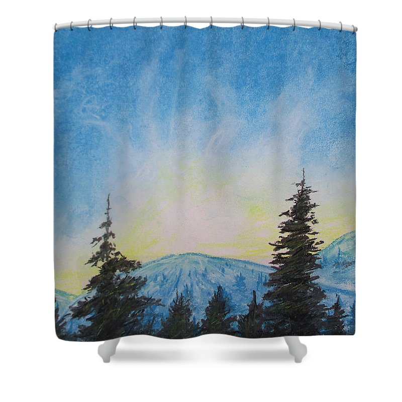 Light Swarm - Shower Curtain