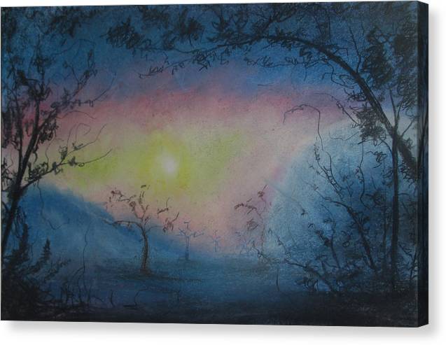 Lunar Gazing  - Canvas Print