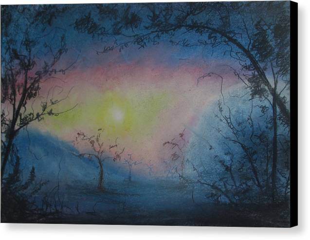 Lunar Gazing  - Canvas Print