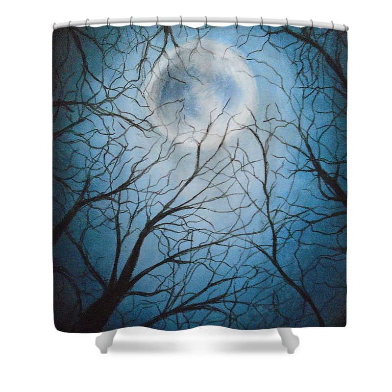 Lunar Nights - Shower Curtain